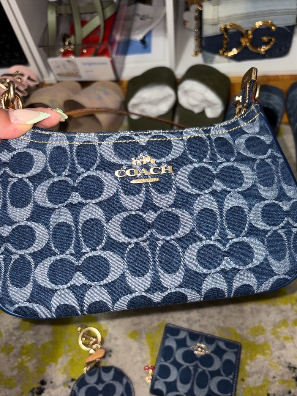 Coach Denim Teri Bag
